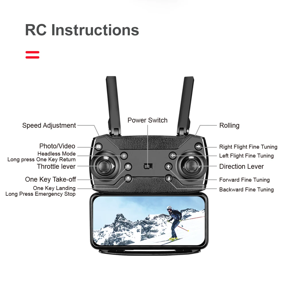 XKJ Дрон F84 WiFi Дрон длительный срок службы батареи RC складной Квадрокоптер 4K HD аэрофотосъемка игрушки на дистанционном управлении