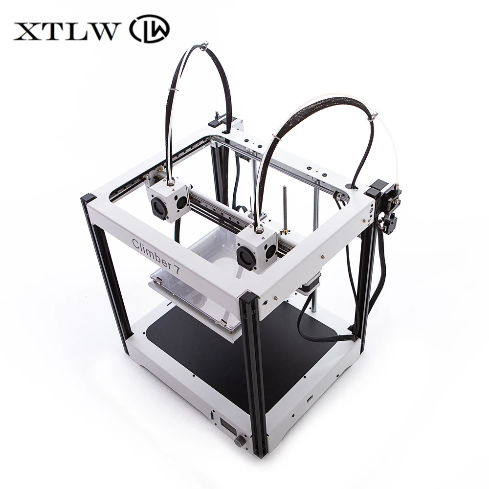 Новинка принтер IDEX 3D Независимый двойной экструдер полностью металлическая рама