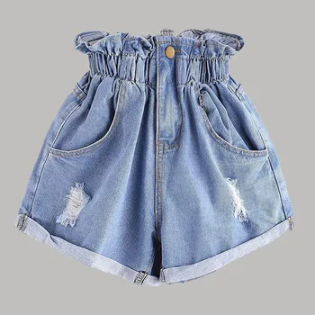 

Women's casual fashion denim shorts Women's High Waist Denim Shorts Bud pants Trousers Fashion Casual Denim Shorts