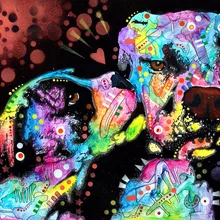 5d diy на заказ алмазная живопись dieren собака бриллиантовый рисунок Рождество карты полный квадратный Рождество обои домашний декор