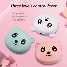 Карманный подогреватель для рук с медвежонком, USB зарядное устройство, Электрический перезаряжаемый аккумулятор 4000 мА/ч, перезаряжаемый подогреватель для рук+ usb-кабель