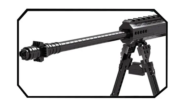 Ausini Guns Technic военный спецназ полиция снайперская винтовка M107 оружие 1:1 модель
