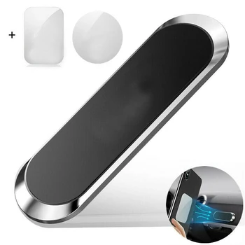 

Mini Magnetic Car Phone Holder Stand For iPhone Samsung Magnet Mount Strip Shape Stand Bracket