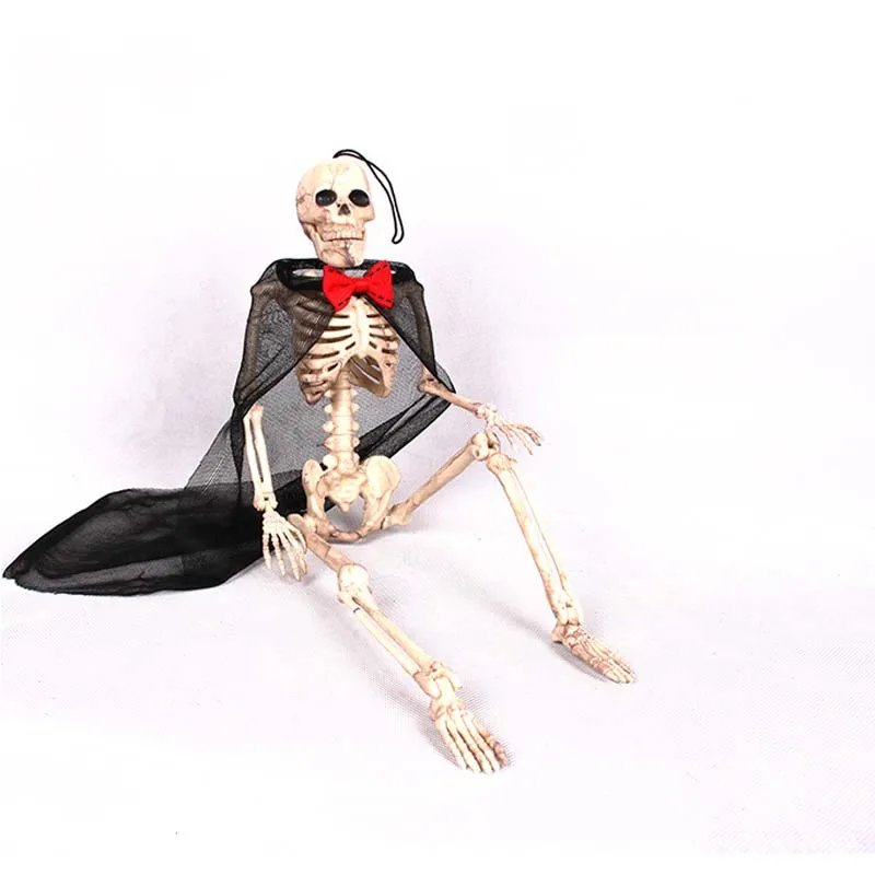  Halloween Prop Realistic Skeleton Full Size Skull Hand Life Body Anatomy Model for Party Decor Medi - 4000207726825