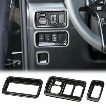 

Mirror Button Trim frame Parts New ABS Anti-rust For Toyota 4Runner 2010-2019