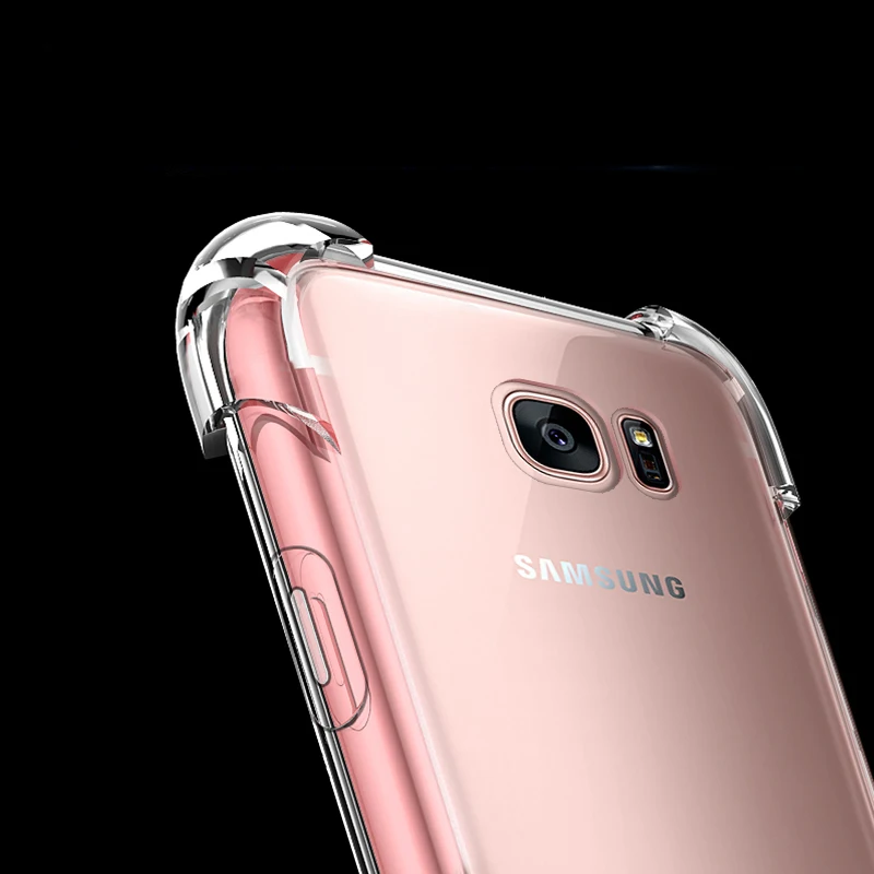 Мягкий ударопрочный чехол для задней панели чехол для samsung Galaxy S6 S7 S8 S9 край A2 A3 A5 A6 A7 A8 A9 плюс CORE AIRBIG крышка