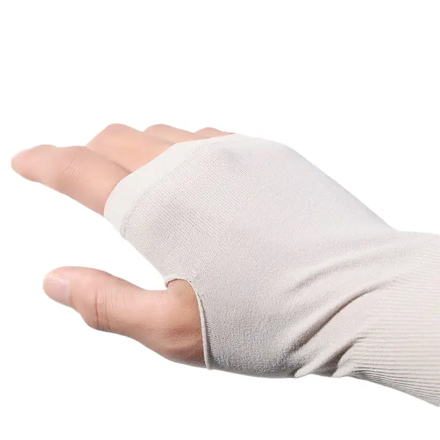 ZUOQIANG Manchons Bras Compression UV - Protection Solaire Pour Sport, Conduite, Golf - Noir Et Blanc