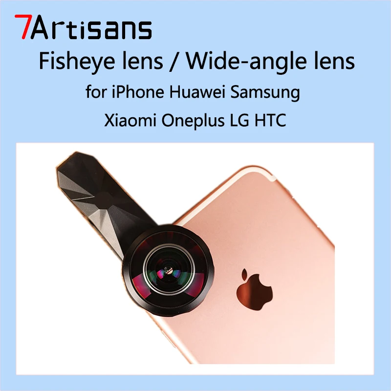 Obiettivo Grandangolare Universale 7Artisans Fisheye Per Iphone 12 11 Huawei Samsung Xiaomi Oneplus Lg Htc Smartphone Phone