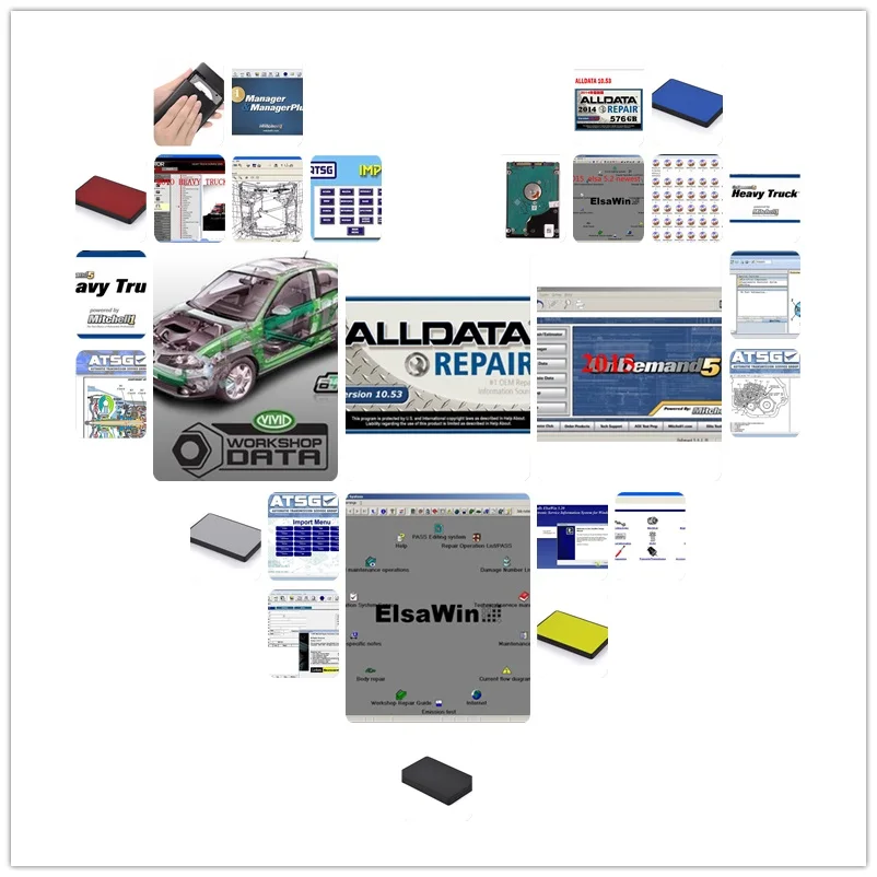 

2020 ALLDATA and Mit//chell auto repair Software alldata 10.53 mit//chell OD5 Vivid atsg elsawin heavy truck 26 in 1tb usb hdd