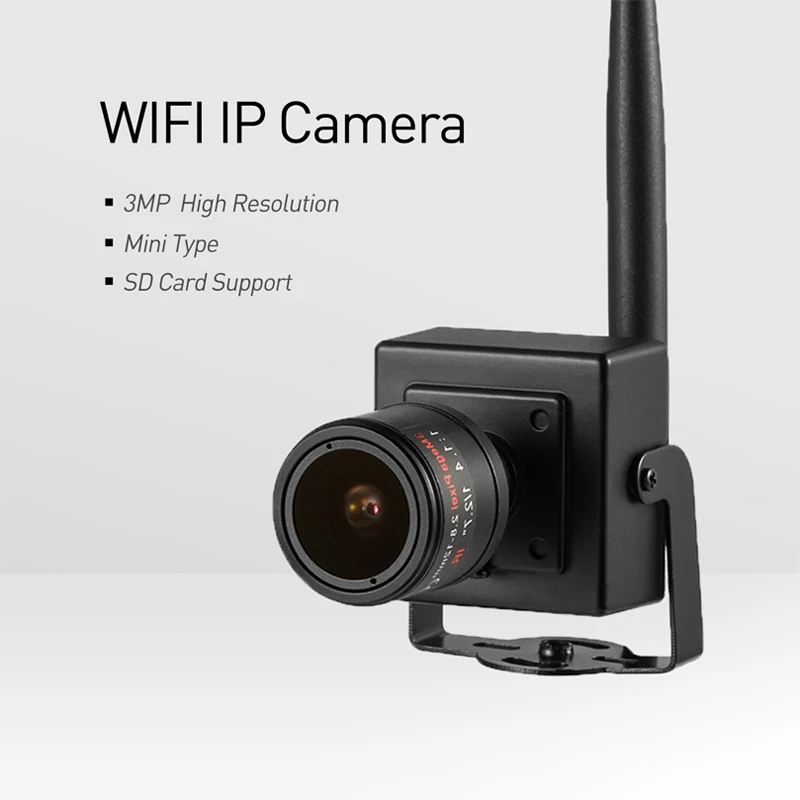 H.265 WIFI 3MP мини IP камера 2 8 12 мм ручной зум металлическая видеонаблюдения P2P со