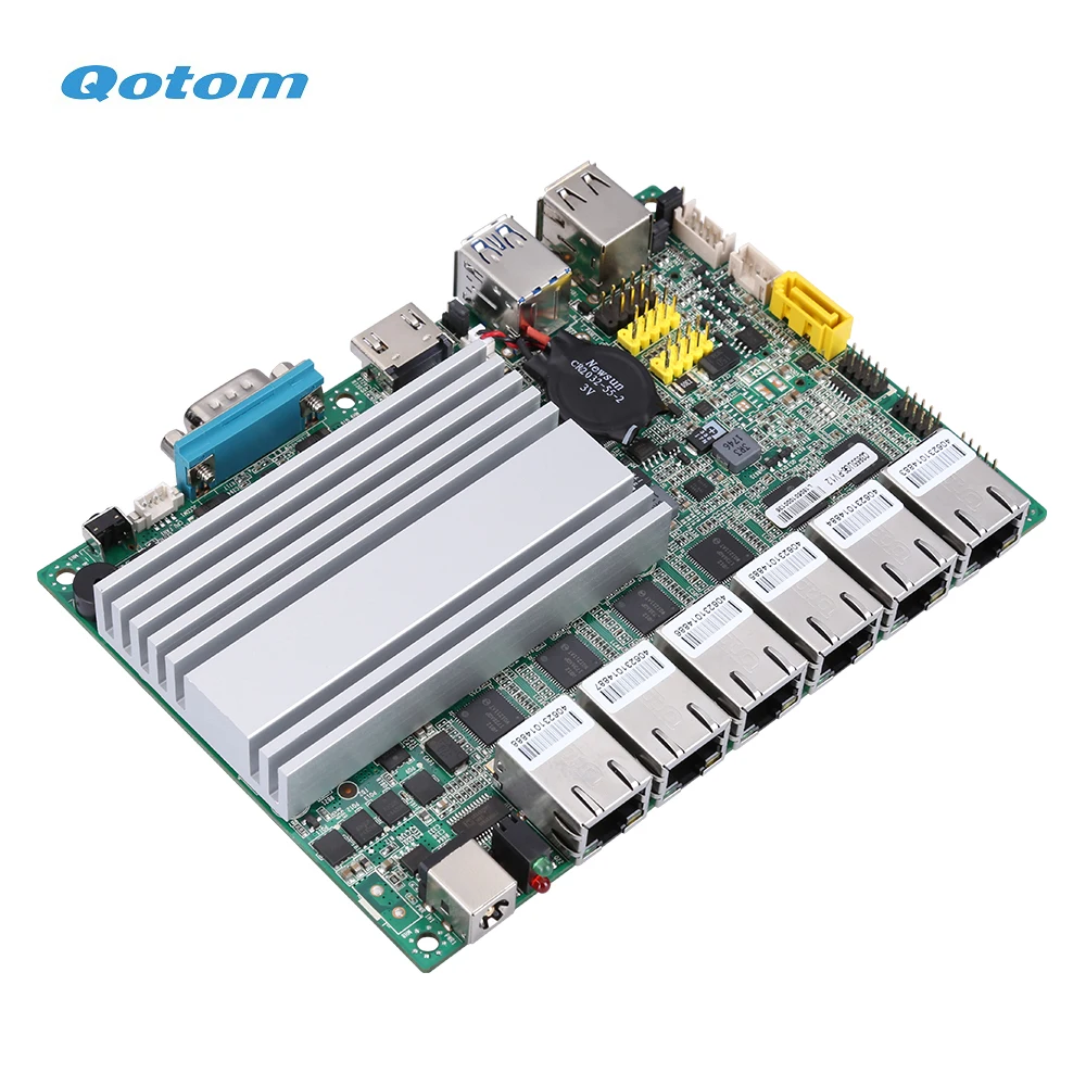 Qotom Mini PC Celeron процессор 3855U 3865U 6 LAN pfsense роутер брандмауэр Linux мини пк