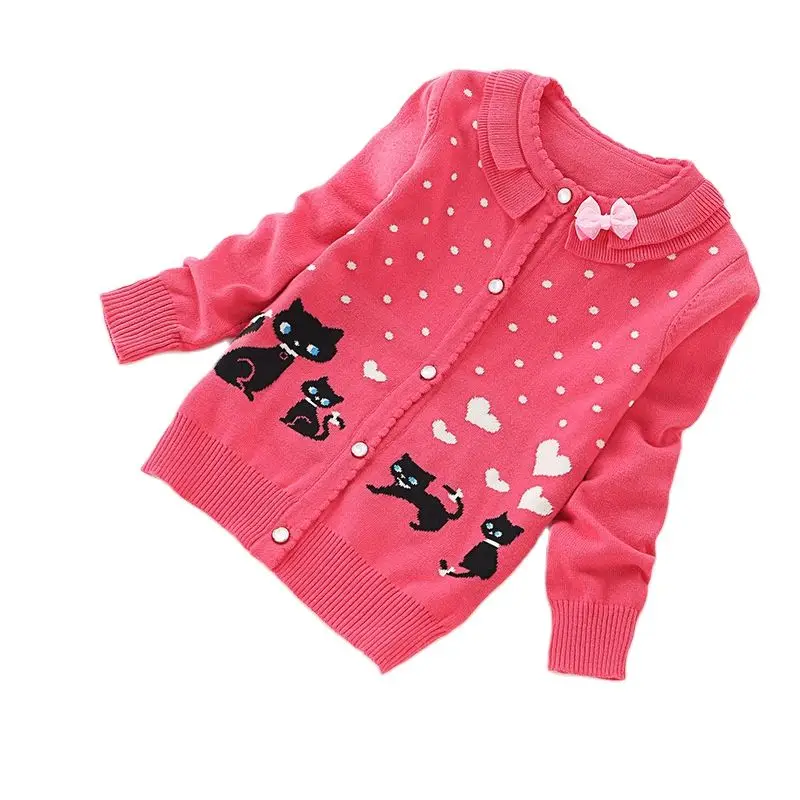 Children Cotton Cardigans for Girls 3-16 Years