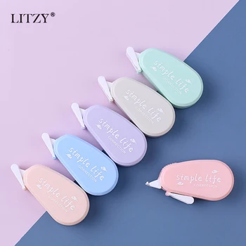 

LITZY 6pcs Mini Correction Tape Set Cute Student Study Stationery School Transparent Correction Tool Cute Stationery Supplies