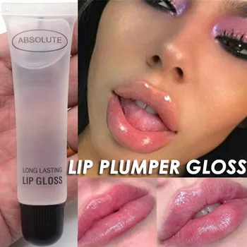 Big Lips Gloss Base Moisturizer Plumper Lip Gloss Long Lasting Sexy Lips Pump Transparent Waterproof