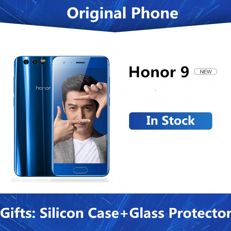 Смартфон Honor 9 глобальная прошивка 3D изогнутое стекло OTA обновления LTE
