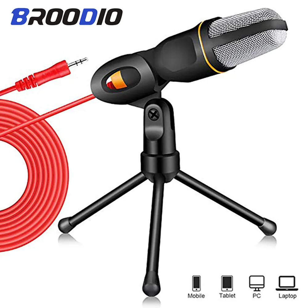 

Condenser Microphone Professional Handheld microfono Sound Studio Microphone For Computer Chat PC Karaoke Mic For Mobile Phones
