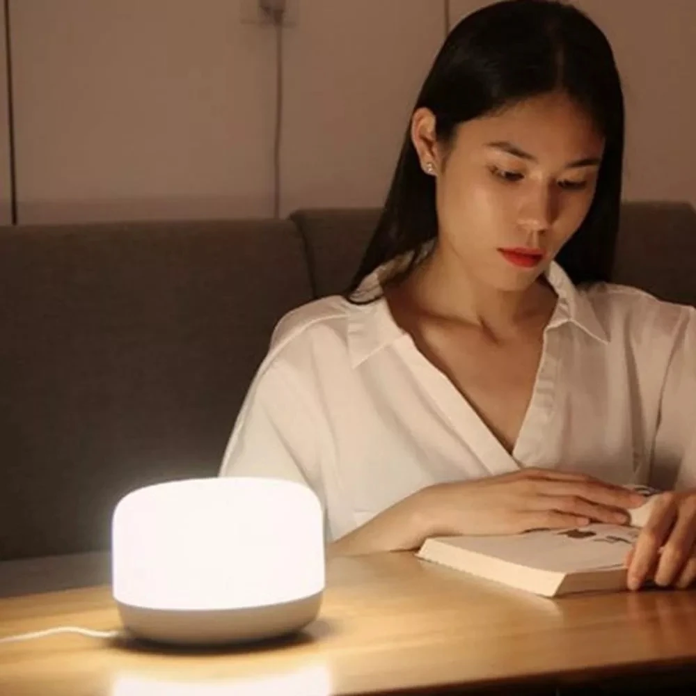 Xiao mi jia Yeelight YLCT01YL Красочный светодиодный умный прикроватный ночник с регулируемой яркостью умный Ночной светильник с управлением через приложение работа с HomeKit