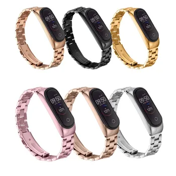 

For Xiaomi Mi Band 4 Wristband Stainless Steel Bracelet Replacement Strap 260mm