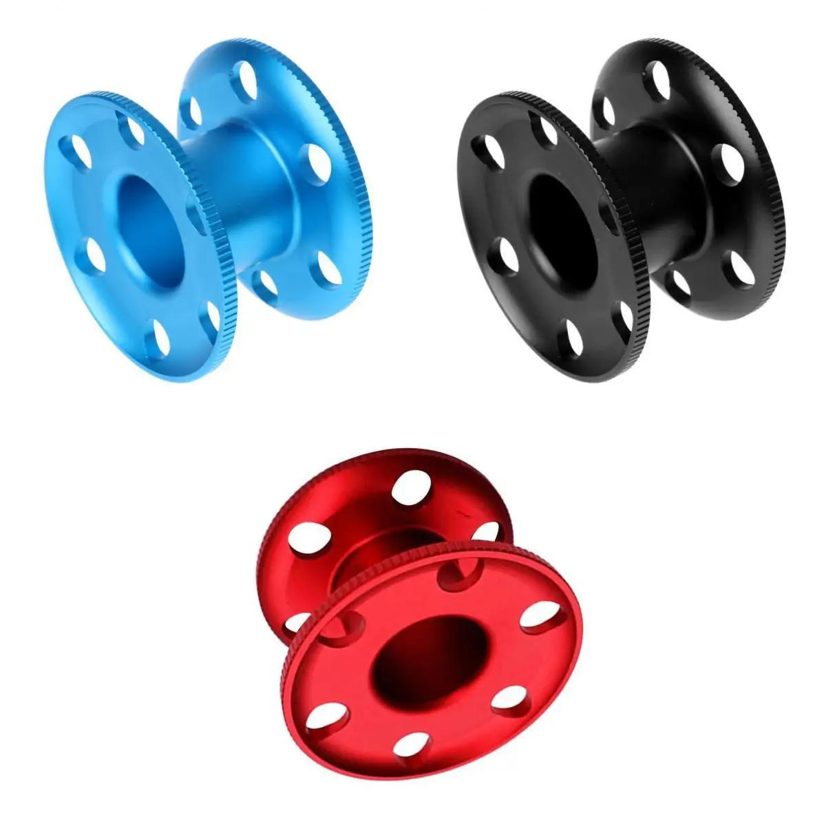 

3Pcs Aluminum Scuba Diving Finger Spool Dive Reel Snorkeling Guide Line Spool