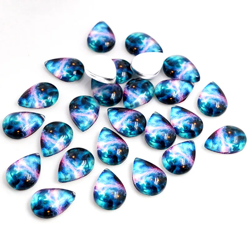 Новые модные стеклянные кабошоны ручной работы с купольными кабошонами 10x14 мм 13x18