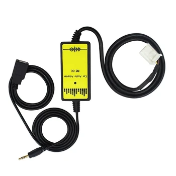 

6 + 6Pin Car USB Audio Adapter MP3 Auxiliary Cable for Toyota