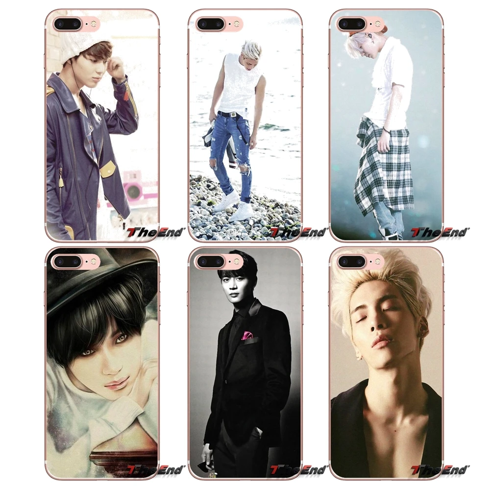 Jonghyun Key shinee kpop minho прозрачный чехол из термополиуретана для huawei P Smart Y6 Ascend P8 P9 P10 Plus