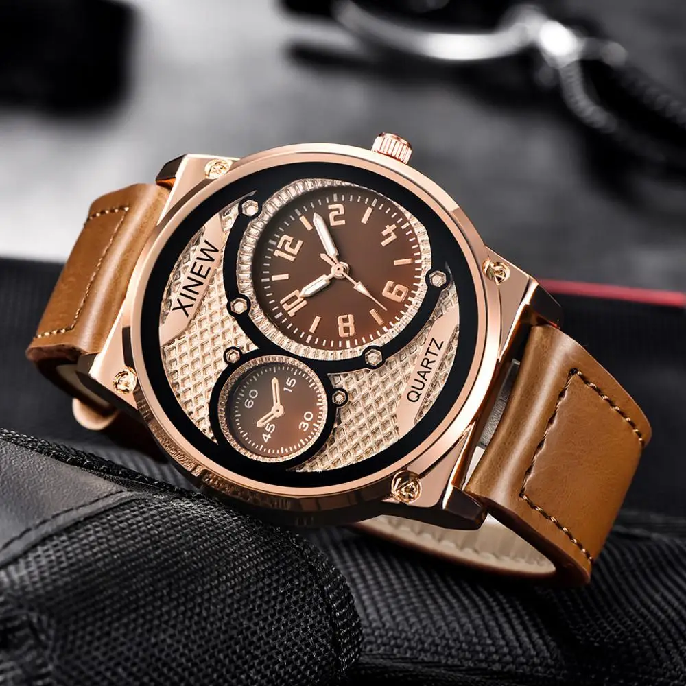 Женева стразы Модные Роскошные мужские часы из сплава с датой чехол