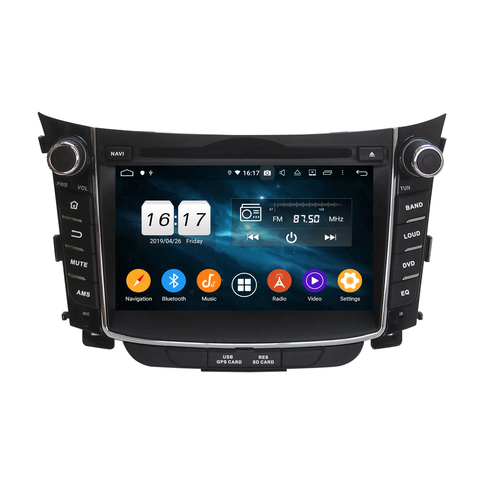 Sale Android 9.0 CAR DVD Player for HYUNDAI I30 2011-2014 GPS navigation Car multimedia player 4+32G 0