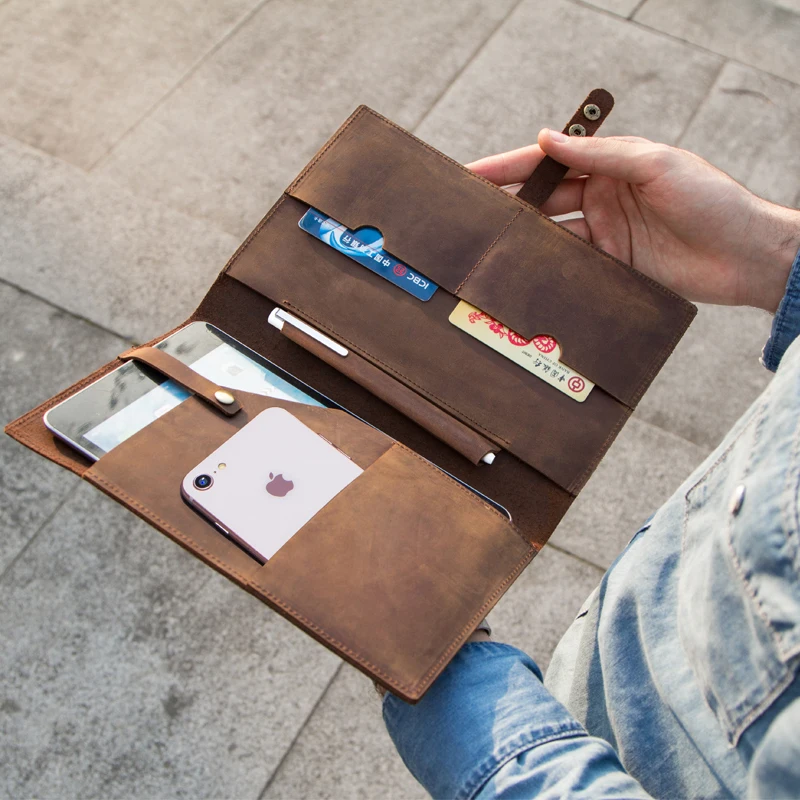 Capa de Couro para Ipad Pro Capa para Ipad Pro 11 Pro 12.9 2023 8th 7th 9th 10th Generation Air Air 10.9 Air 10.5 Mini 2023 - Imagem 2