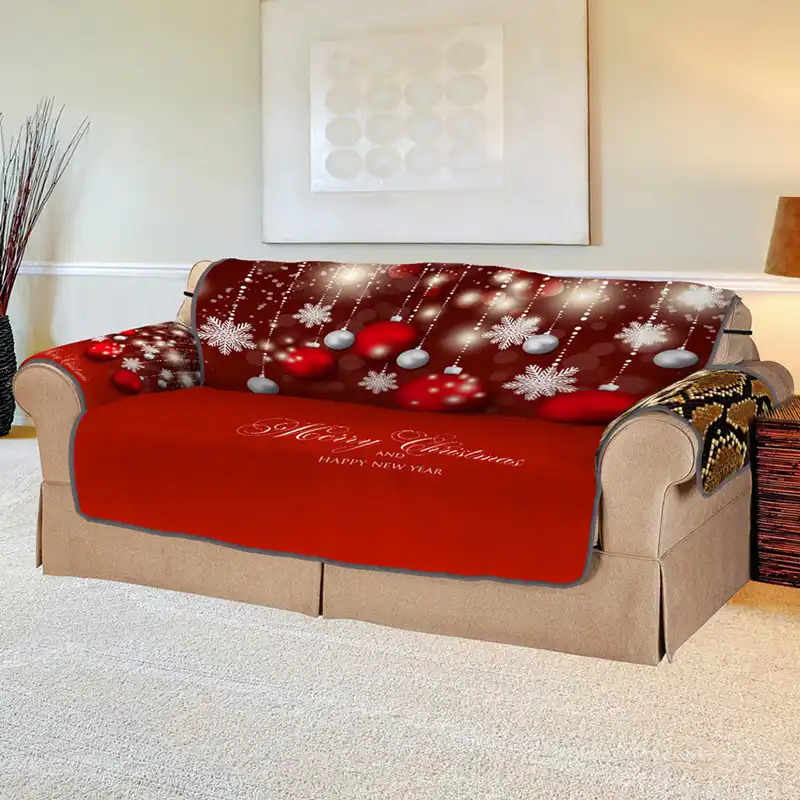 conjunto cubre sofa con dibujos animados 3d de navidad cubierta protectora para sofa accesorios de decoracion para el hogar