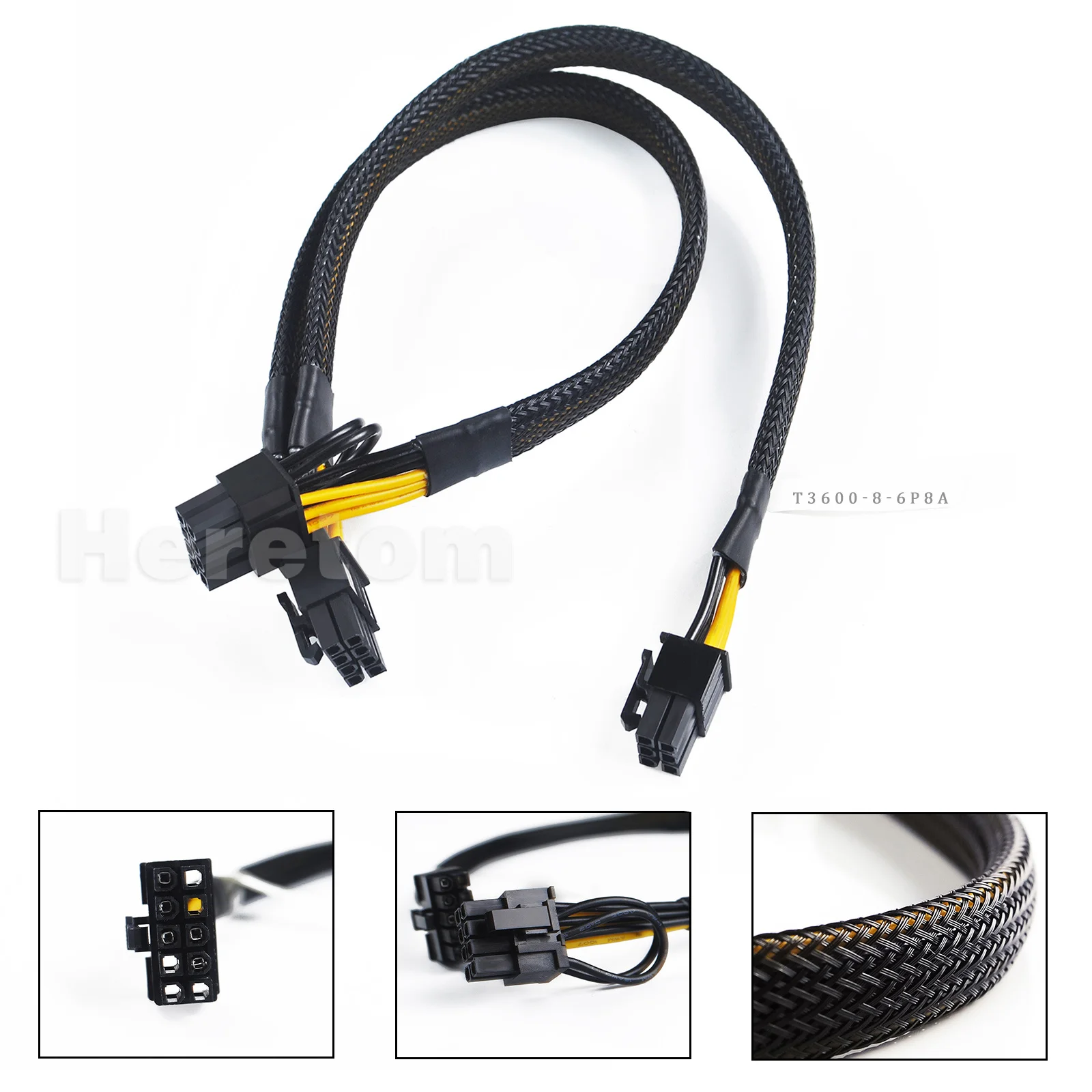 

NEW 8pin to 8+6pin Power Cable For DELL T3600 T3610 GPU Graphics Card 35cm