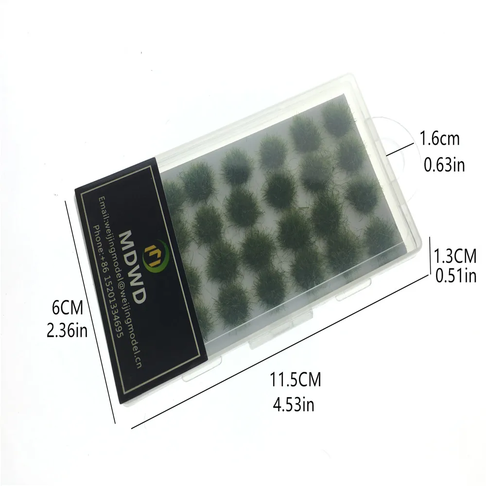 architecture 5mm flock grass ho train layout10