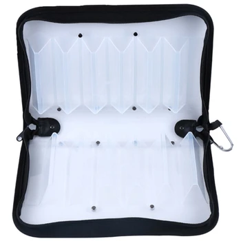 

Transparent Portable Fishing Bag Tackle Pouch Lure Waterproof Bait Bag Double-Sided
