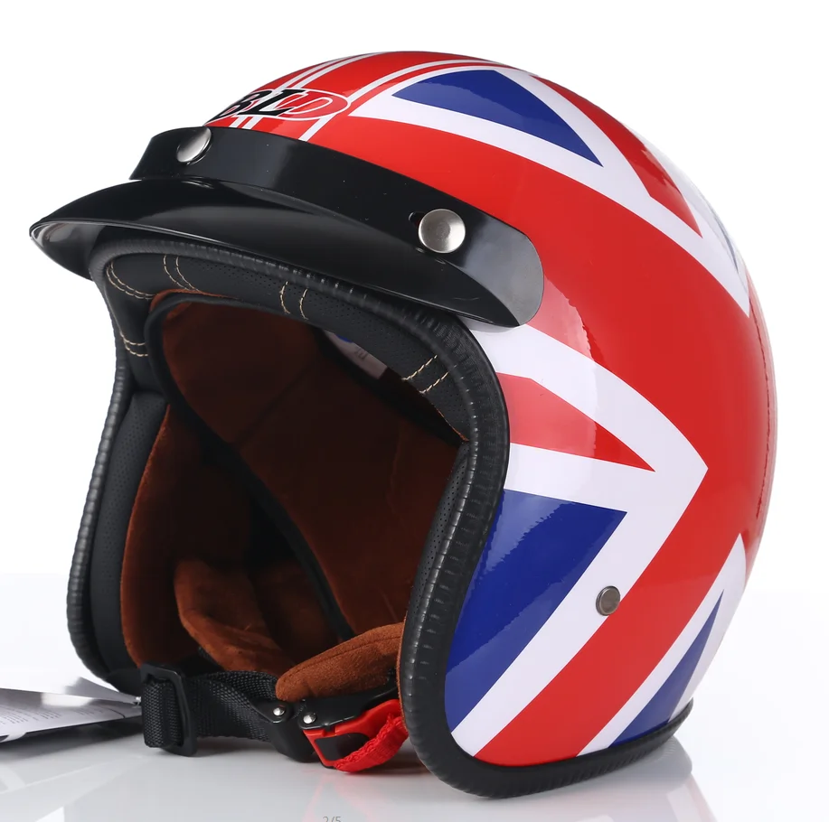 Casco Moto Abierto Custom Cascos Motos Baratos Casco Scooter Casco  Ciclomotor Masculino Abierto ara Damas Y Hombres Cascos Jet, DOT/ECE  Aprobado G,XL61-62CM : : Coche y moto