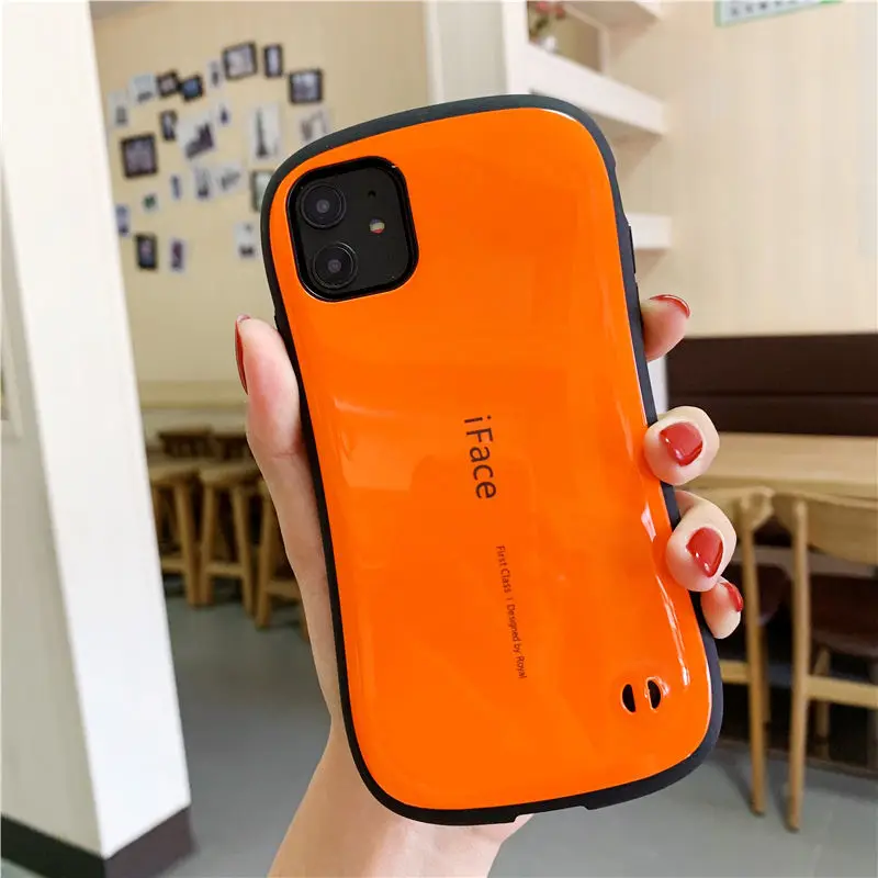 thumbnail image 1 of Case For iPhone 15 14 13 12 Pro Mini 11 Pro XS Max X XR 7 8 Plus iFace Classic Smooth Glossy Shockproof Luxury Back Cover Coque, 1 of 5