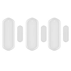 Smart WIFI Door Magnetic Alarm Sensor Tuya Door Open/Closed Detectors Remote Control Works With Alexa Google Home 3 Set