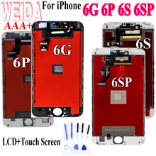 WEIDA Test For iPhone 6 6S 6P 6S Plus LCD Display Screen Digitizer Assembly For iphone 6 LCD for iphone 6S lcd for iphone 6 Plus kykeo красный iphone 6s plus