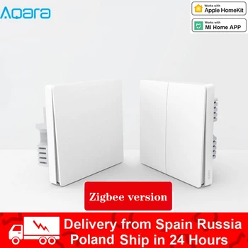 

Aqara Smart Wall Switch Control Light Wireless Switch Zigbee No Neutral Smart Remote Light Work with Mihome and apple home kit