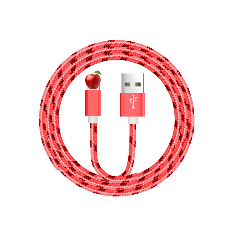 NATTHSWE Tiger кожа плетение USB кабель для передачи данных Быстрая зарядка линия для iPhone X 8 8plus 7 7plus 6s plus 5S iPad