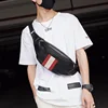 Male Fanny Pack Man Belt Pouch Street Hip Bag High Capacity Banana Bags Leather Waist Bag Fashion Brand Chest pack Purse YB102 ► Photo 1/6