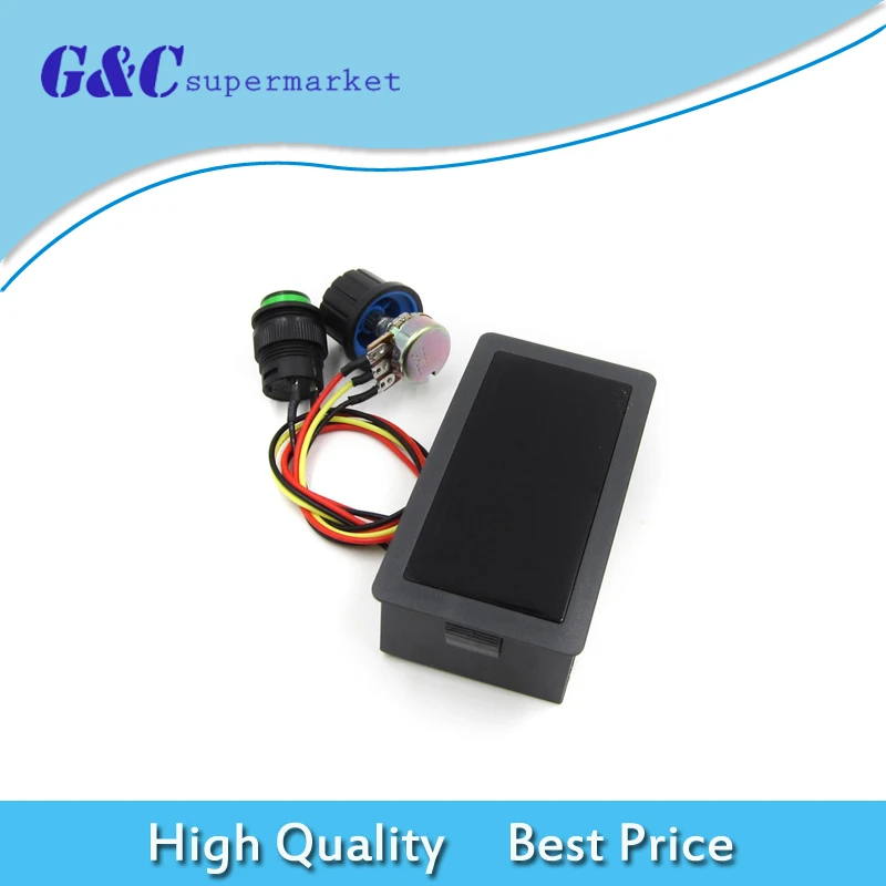 DC 6-30V 12V 24V MAX 8A Motor PWM Speed Controller With Digital Display Switch K
