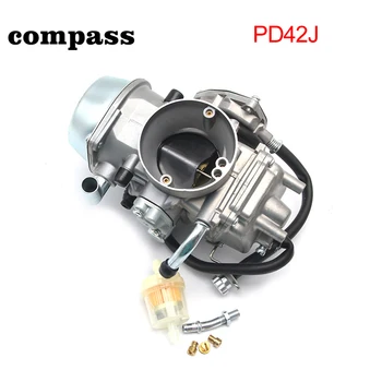 

42mm PD42J Motorcycle Vacuum Carburetor Carb for Yamaha Grizzly 600 660 YFM600 & Raptor 660 ATV UTV for Hisun 700cc