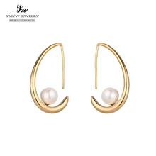 YMYW золотая металлическая подвеска серьги-гвоздики стильные элегантные ювелирные аксессуары карьера подарок Высокая пластина Простой Романтический aretes de mujer