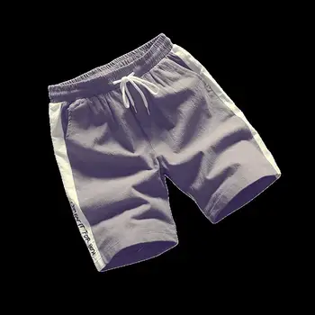 

Cargo Fitness Shorts Men Casual Fashion Cotton Streetwear Beach Pants Pocket Stretch Summer Trouser Korean Loose Clothing KK60ND