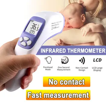 

Forehead Thermometer Non Contact Infrared Thermometer Body Temperature Fever Digital Measure Tool for Baby Adult in stock