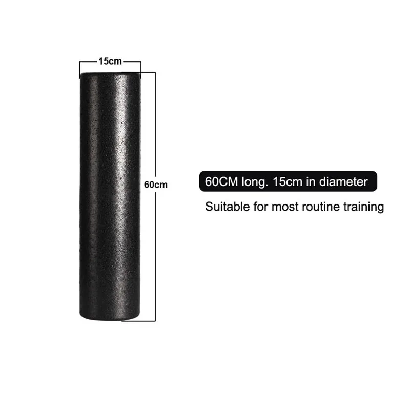 

60cm Yoga Block Roller Massage Eva Fitness Foam Roller Massage Pilates Body Exercises Gym with Trigger Points Training