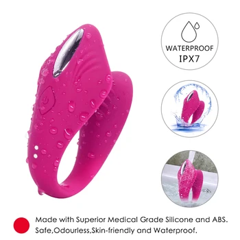 USB Rechargeable U Type Vibrating Dildo Remote Control Sex Toy for Women G Spot Clitoris Anal Stimulate Adult Toy for Couple use 4