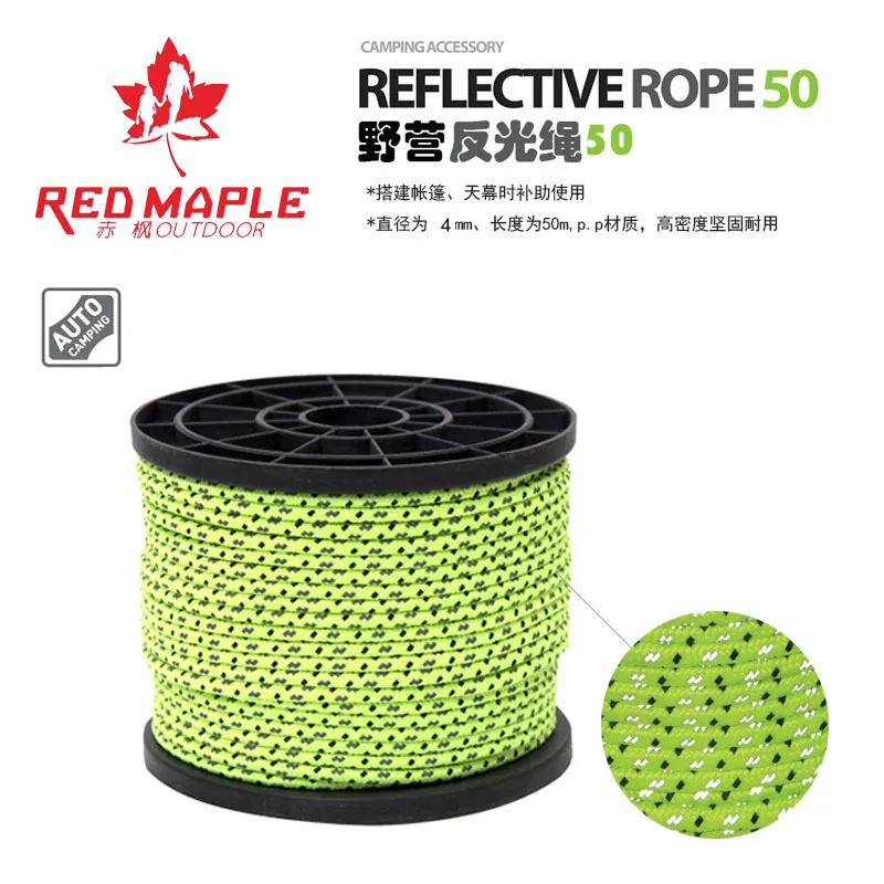 

High Density Multi-functional Camping Lanyard Safe Reflective Lanyard Tent Rope Awning Lanyard Night Fishing Wind Proof Rope Clo