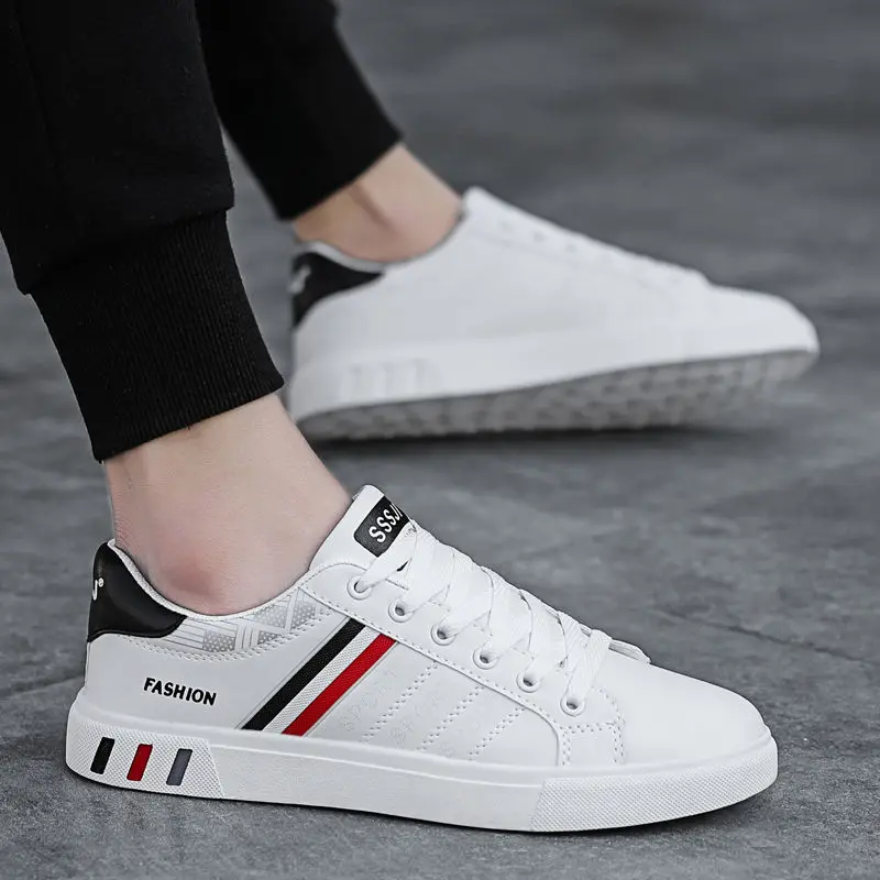 Мужская повседневная обувь белые кроссовки Уличная zapatos de hombre весна 2019 | Обувь