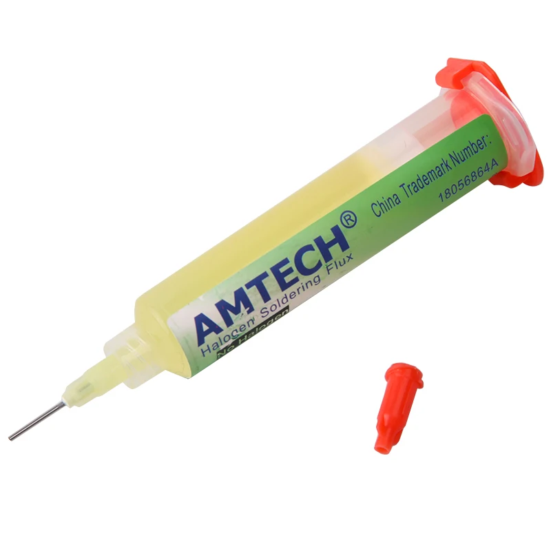 Paste 100% Original AMTECH NC-559-ASM BGA PCB No-Clean Solder Paste Welding Advanced Oil Flux Grease 10cc Soldering Repair Paste